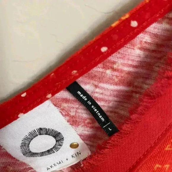 Anthropologie Akemi + Kin Cotton Bow Back‎ Top - Picture 7 of 8
